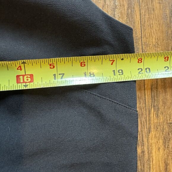 Marc Bouwer Dress Black Knee Length Shift Cap Sleeve Womens Size Large - Picture 6 of 11